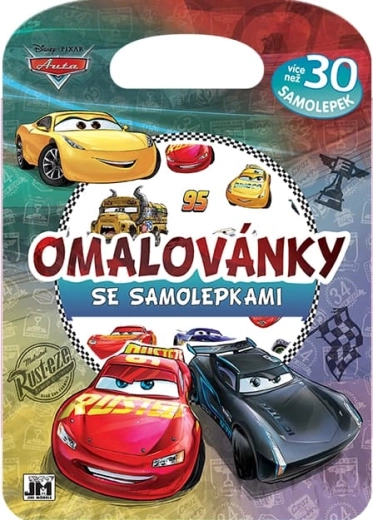 Sticker Coloring Book – Cars
