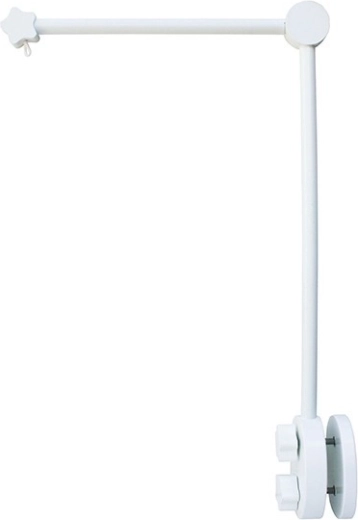 Jabadabado holder for a baby cot mobile, white