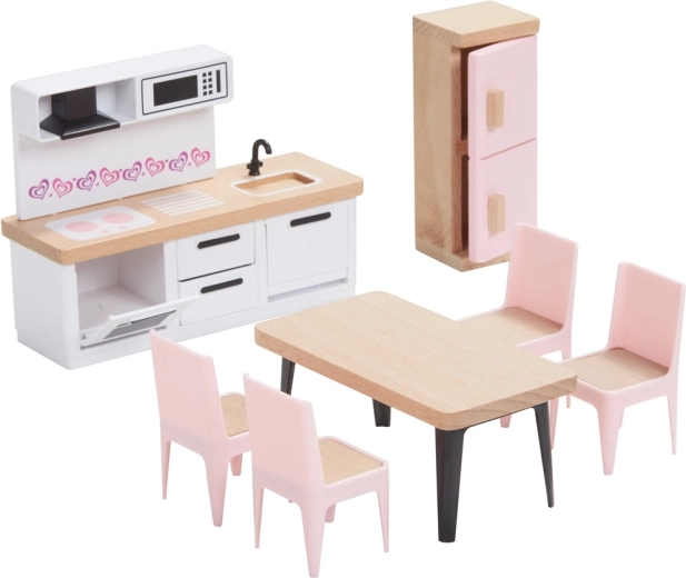 Wooden details for creative play