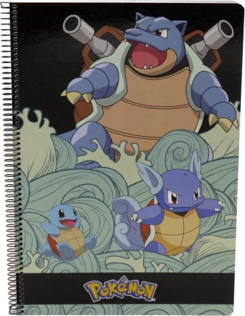 Покемон A4 блок със спирала - Squirtle
