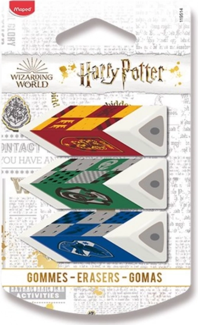 Гуми MAPED Harry Potter, комплект 3 бр.