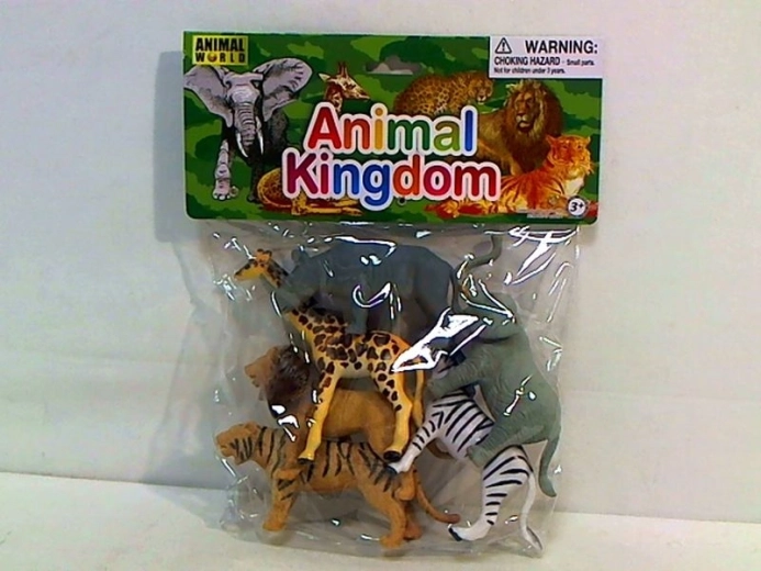 Wild Animal Figurine Set 10 cm (6 pcs)