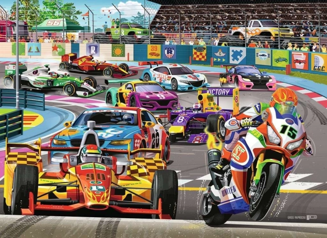 Пъзел Ravensburger състезателно рали, 60 части