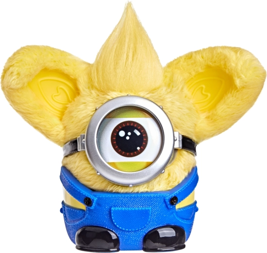 Iconic Minion look with removable accessories