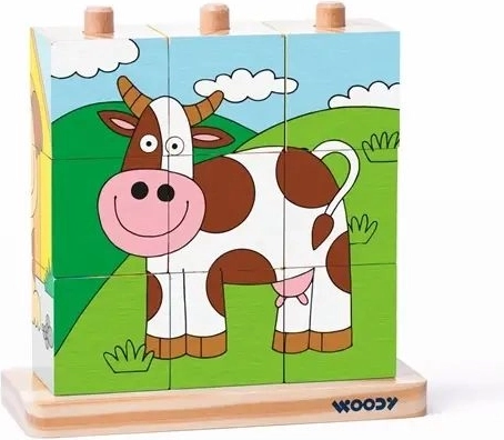 Assembling cheerful animal pictures