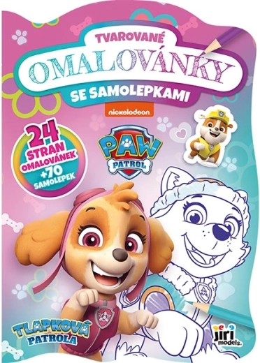 Shaped Paw Patrol Coloring Book