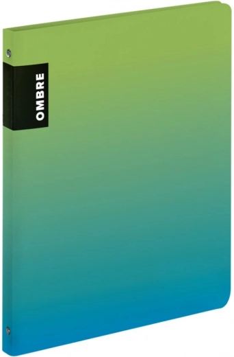 PP A4 Ring Binder with 4 Rings OMBRE Green