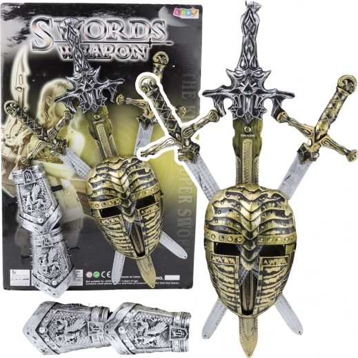 Knight Set with Mask and Swords