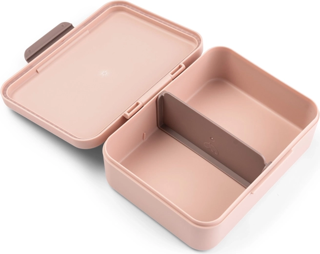 Done by Deer snack box with divider Tiny farm pink