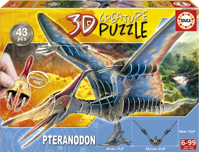 Educa 3D Puzzle Pteranodon 43 Pieces