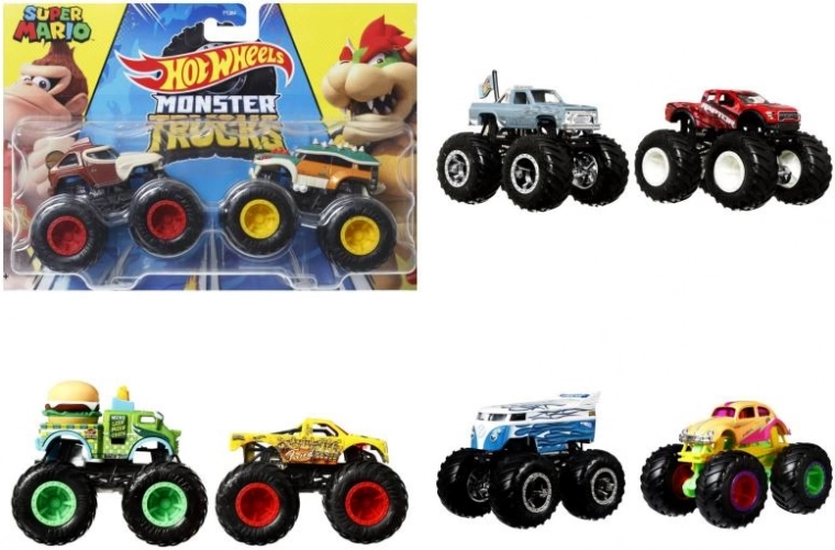 Hot Wheels Monster Trucks 1:64 двупак – различни модели