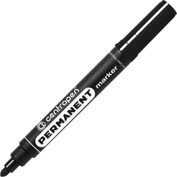 Centropen permanent marker black 2.5 mm