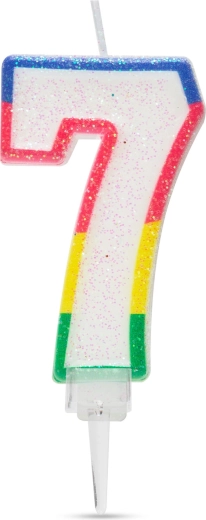 Тортена свещ цифра 7