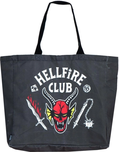 Платнена пазарска чанта XL Stranger Things Hellfire Club - 1 брой