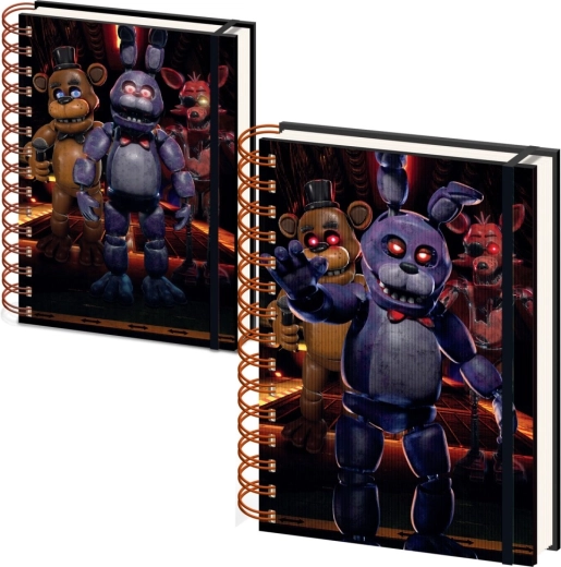 Five Nights At Freddy’s 3D Spiral Notebook A5 Jump