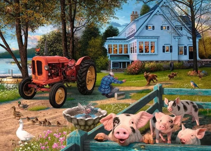 Пъзел Ravensburger „Живот на село“ XXL 300 части