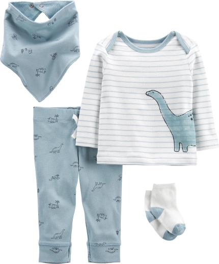 Carter's 4-piece set Blue Dino for boys, size 46 – PRO, size 46