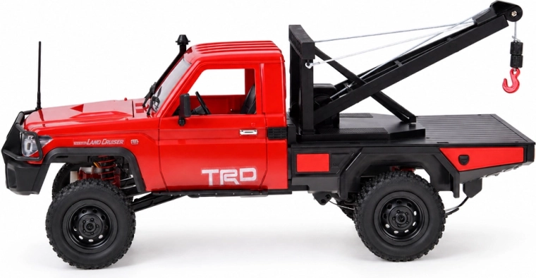 Transmitter-controlled winch