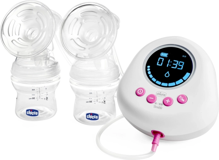 Chicco двойна електрическа помпа за кърма Double Pink