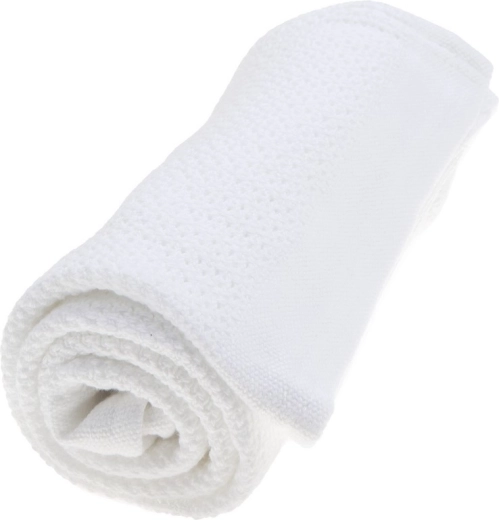 Vinter & Bloom blanket Soft Grid Organic bright white