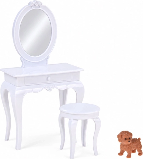 Dressing table for fashion preparations