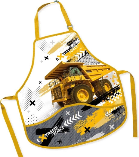 Children's apron for art class Truck 50 × 55 cm - 1 piece
