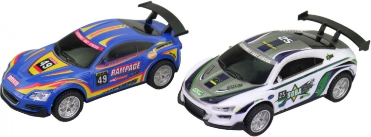 Pair of racing cars