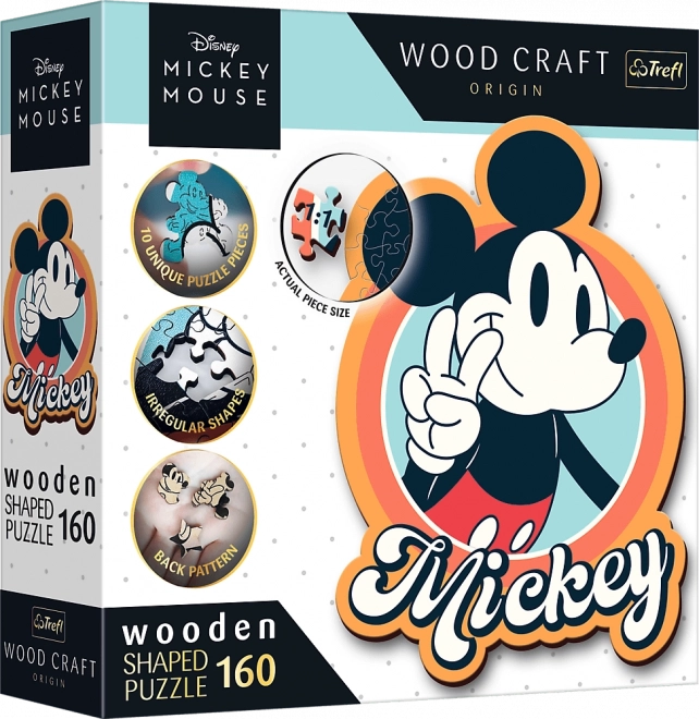 Дървен пъзел Retro MICKEY MOUSE 160 части