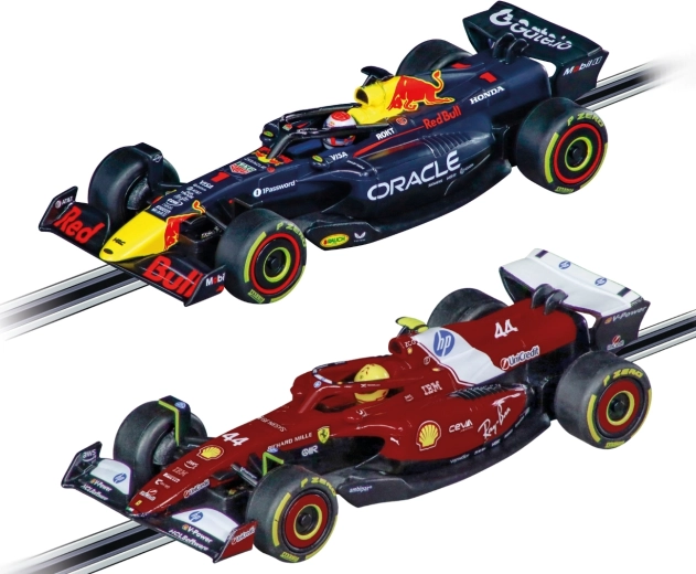 Two licensed Formula 1 cars