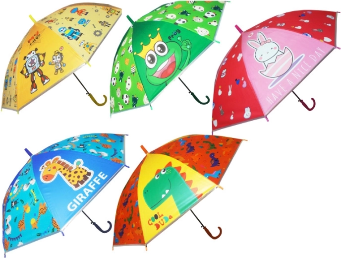 Kids' automatic umbrella Swede with colorful motif