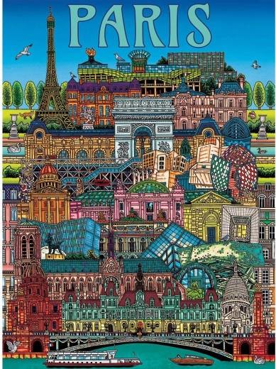 Gibsons puzzle View of Paris 500 pieces