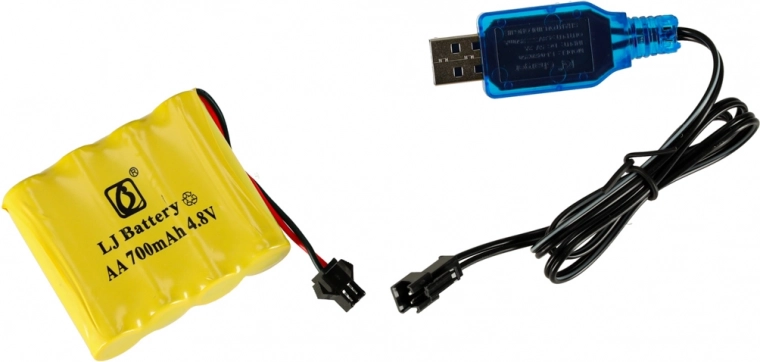 Пълен комплект с акумулатор и USB зареждане