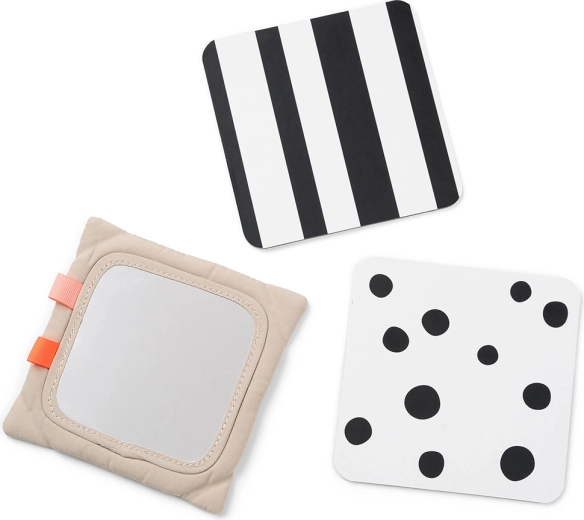 Contrast cards for visual stimulation