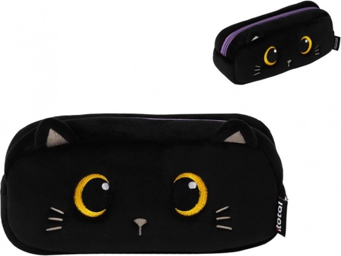 Plush Pencil Case Black Cat Cat Lovers