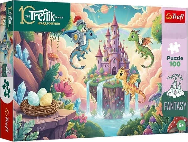 Trefl Puzzle 100 Pieces – Knight Treflík in a Fantasy World