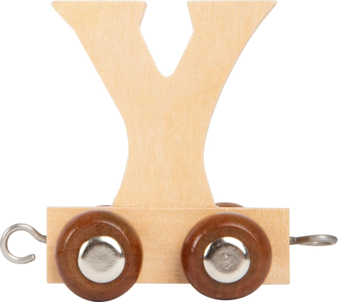 Small Foot Wooden Letter Y Wagon for Wooden Railways