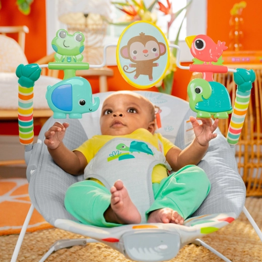Играчкова дъга с играчки и безопасно огледалце