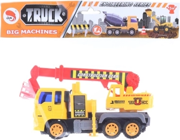 Plastic friction-powered crane truck