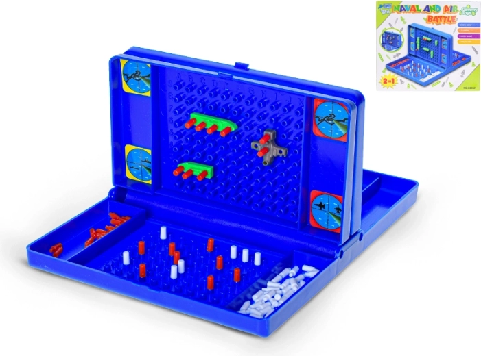 Игра „Кораби и самолети“ 2в1 в кутия 19 × 25 см