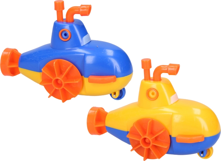 Wind-Up Bath Submarine 13 cm - 1 piece
