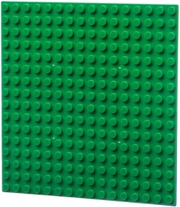 L-w Toys основна плоча 16×16 тъмнозелена