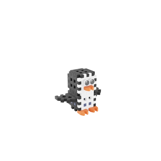 Build a cute penguin from 17 pieces