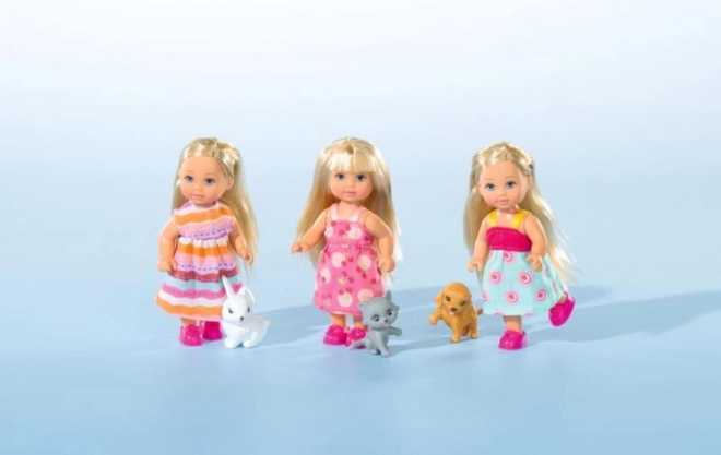 Simba Evi Love doll Evie with pet 12 cm - 1 piece