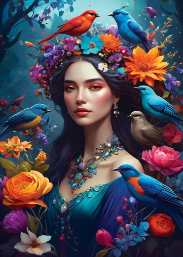 Puzzle Diana 1000 pieces - Soul of Nature collection
