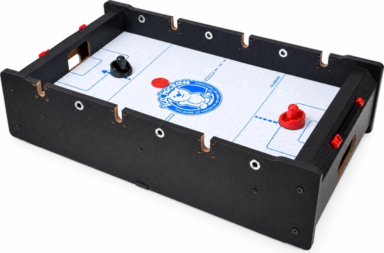 Dynamic air hockey with electric airflow