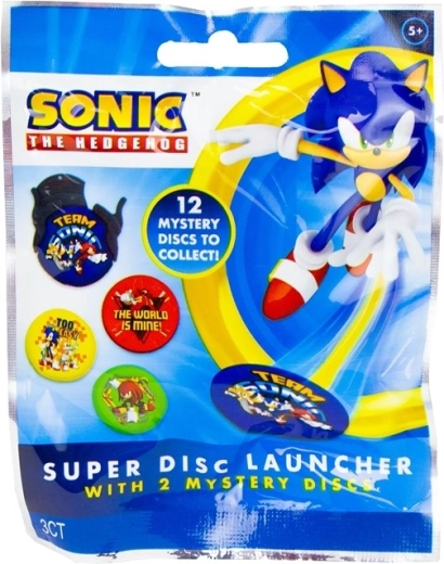 Sonic Mini flying disc with launcher – various types