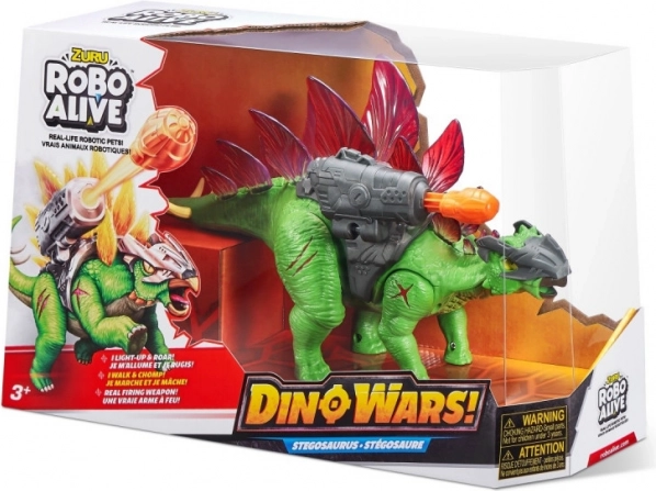 Интерактивен Стегозавър Robo Alive Dino Wars от ZURU