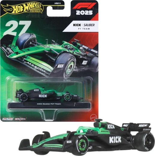 Hot Wheels Premium Формула 1 2025 Sauber Nico Hülkenberg #27