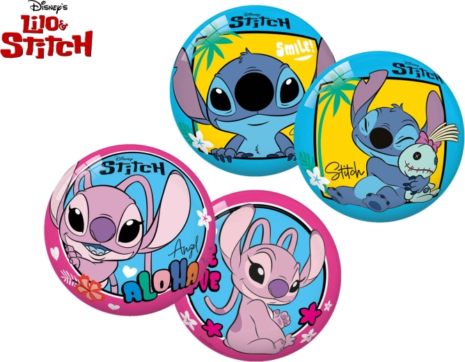 Children's ball Lilo & Stitch 11 cm - 1 piece