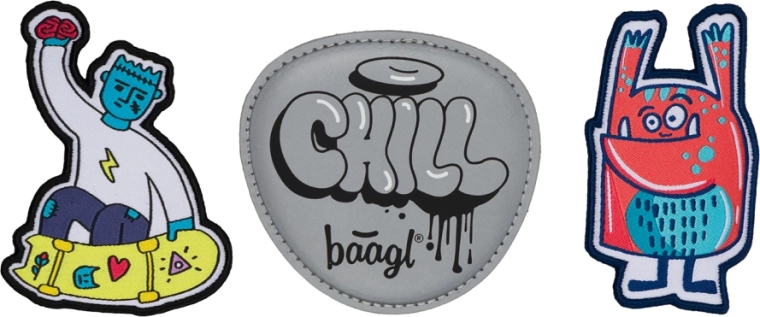 Baagl Baaglies – комплект от 3 значки Chill Hands Up